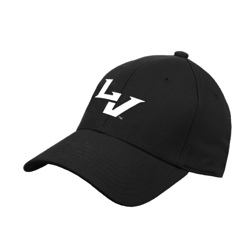  Black Structured Adjustable Pro Style Hat - University of La Verne  LV Mark