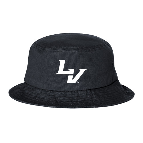  Sportsman Black Bucket Hat - University of La Verne  LV Mark