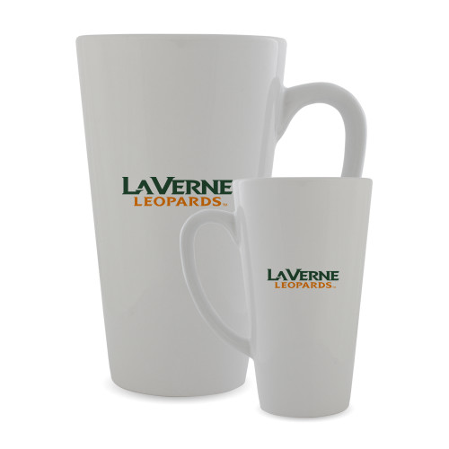  Full Color Latte Mug 17oz - University of La Verne  Leopards Wordmark Flat