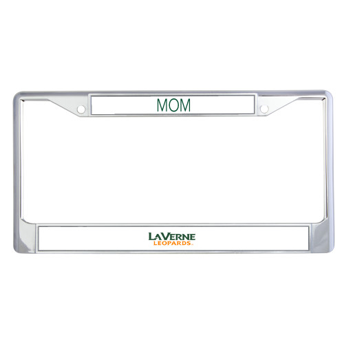  Mom Metal License Plate Frame in Black - University of La Verne  Leopards Wordmark Flat