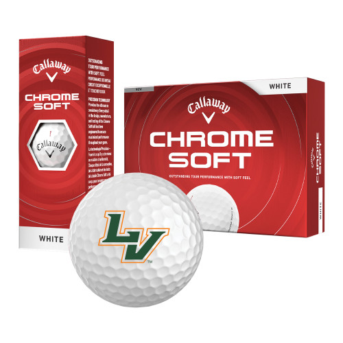  Callaway Chrome Soft Golf Balls 12/pkg - University of La Verne  LV Mark