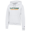 Thumbnail image for  Champion Womens White Powerblend Pullover Hood