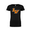 Thumbnail image for  Next Level Girls Black Fashion Fit T Shirt