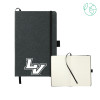 Thumbnail image for  5.5 x 8.5 Black FSC Mix Recycled Leather Bound Journal
