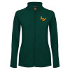 Thumbnail image for  Womens Dark Green Fleece Full Zip Jacket