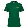 Thumbnail image for  Womens Silk Touch Dark Green Pique Polo