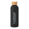Thumbnail image for  Blair Black Stainless Steel Bottle w/ Bamboo Lid 17 oz