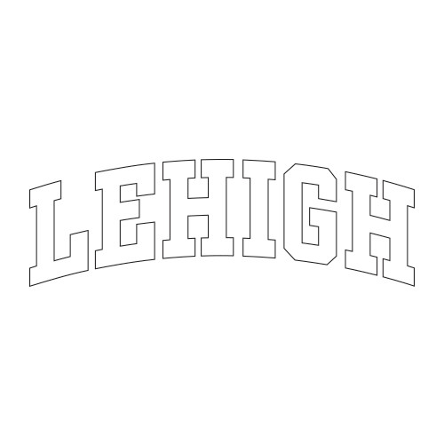  Large Decal - Arched Lehigh