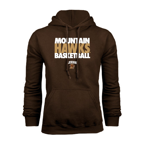  Brown Fleece Hoodie - Mountain Hawks Basketball