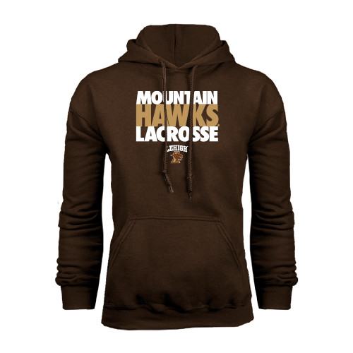  Brown Fleece Hoodie - Mountain Hawks Lacrosse