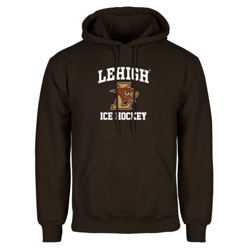  Brown Fleece Hoodie - Ice Hockey