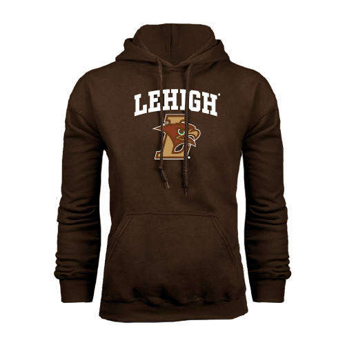  Brown Fleece Hoodie - Official Logo