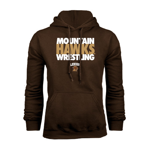  Brown Fleece Hoodie - Mountain Hawks Wrestling