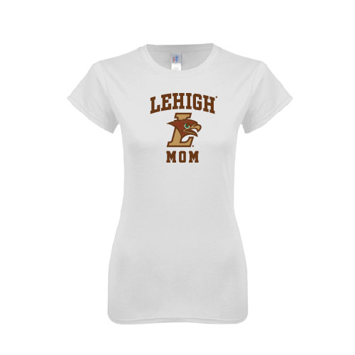  Next Level Womens White Boyfriend Tee - Mom