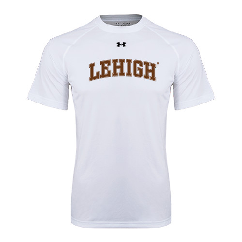  Under Armour White Tech Tee - Arched Lehigh