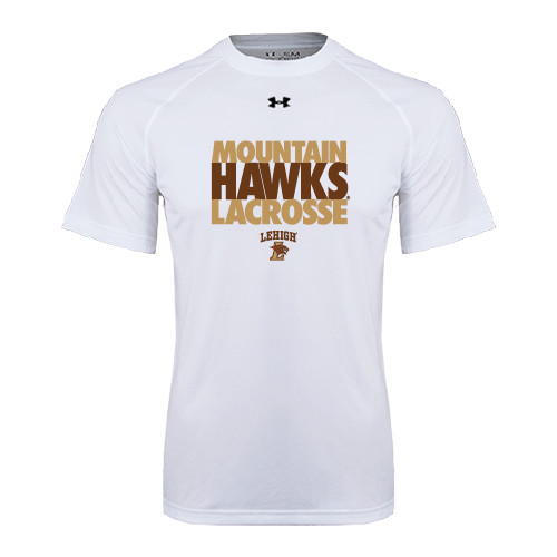  Under Armour White Tech Tee - Mountain Hawks Lacrosse