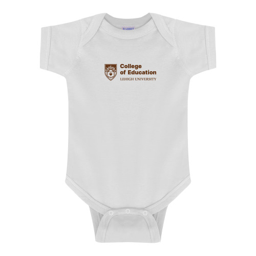  White Infant Onesie - Lehigh University College of Education