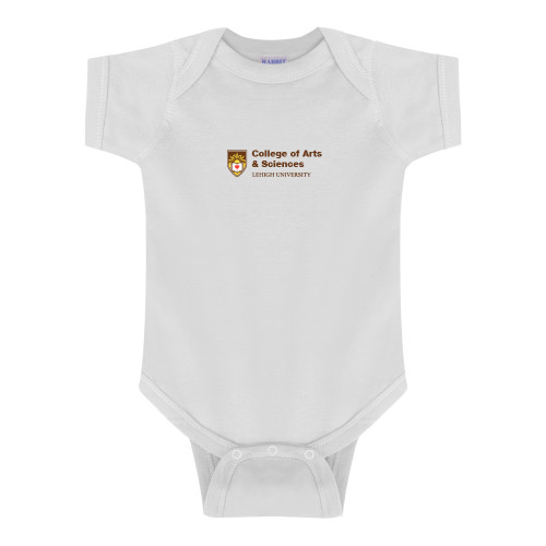  White Infant Onesie - Lehigh University College of Arts and Sciences