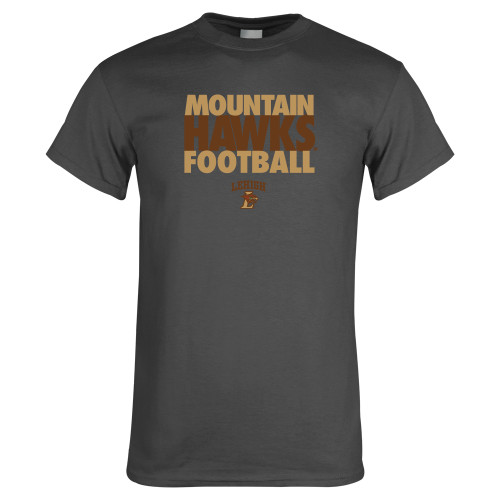  Charcoal T Shirt - Mountain Hawks Football