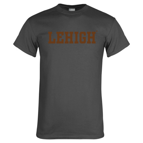  Charcoal T Shirt - Flat Lehigh