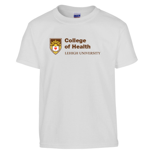  Youth White T Shirt - Lehigh University College of Health