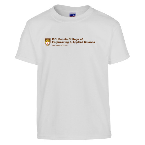  Youth White T Shirt - Lehigh University College of Engineering