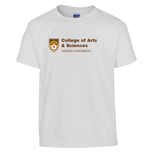 Youth White T Shirt - Lehigh University College of Arts and Sciences