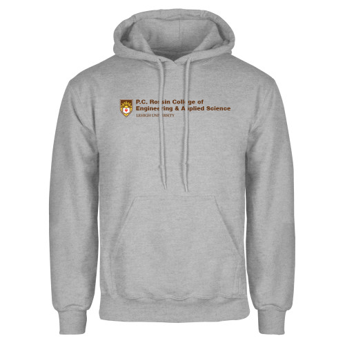  Grey Fleece Hoodie - Lehigh University College of Engineering