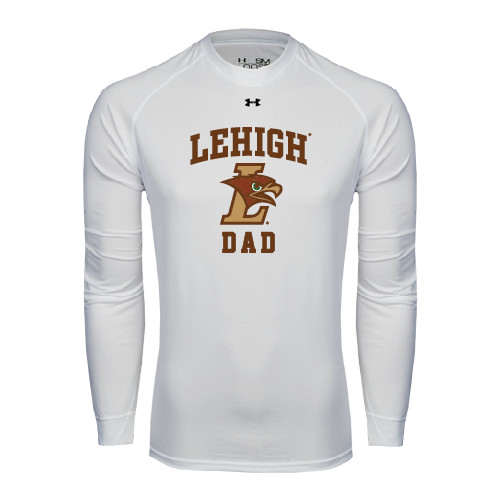  Under Armour White Long Sleeve Tech Tee - Dad