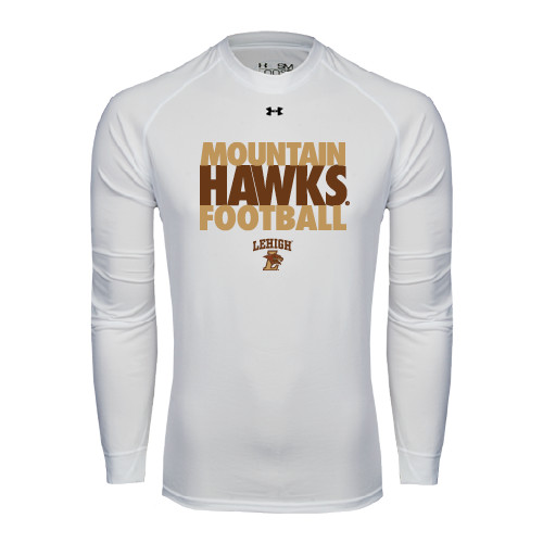  Under Armour White Long Sleeve Tech Tee - Mountain Hawks Football