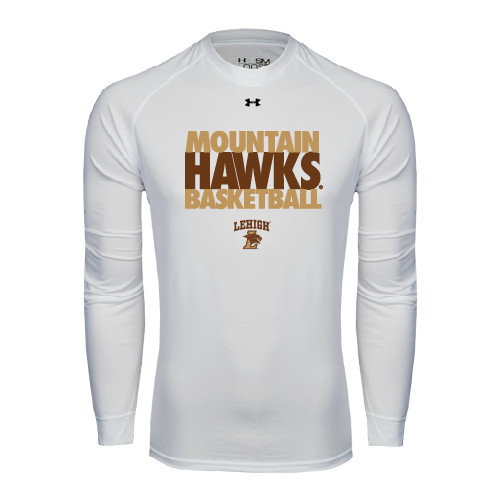  Under Armour White Long Sleeve Tech Tee - Mountain Hawks Basketball