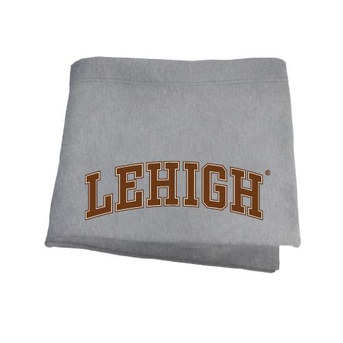  Grey Sweatshirt Blanket - Arched Lehigh