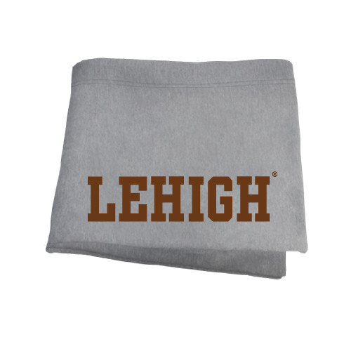  Grey Sweatshirt Blanket - Flat Lehigh