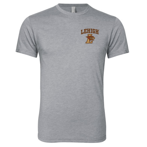  Next Level Heather Grey Triblend Tee - Official Logo