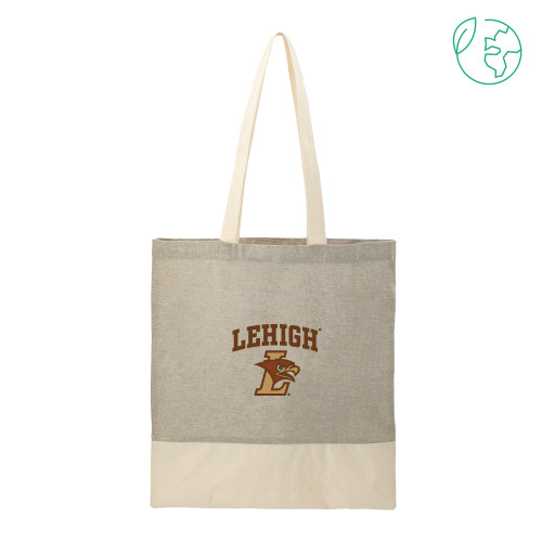  Split Recycled Grey Cotton Twill Convention Tote - Official Logo