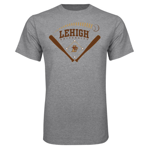  Grey T Shirt - Lehigh University Baseball Field