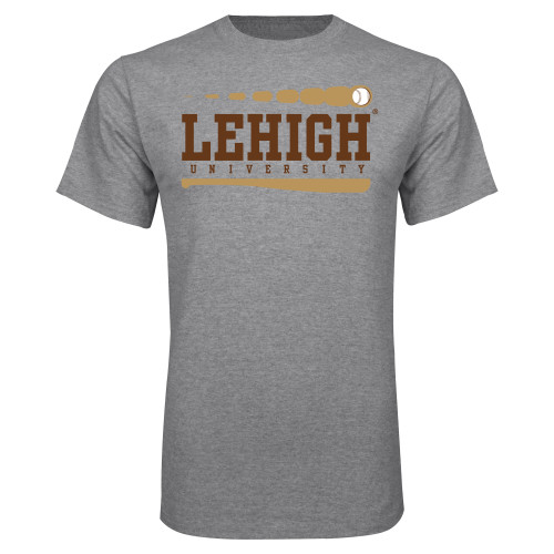  Grey T Shirt - Lehigh University Baseball Path