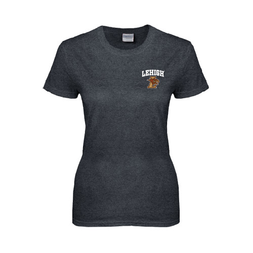  Womens Dark Heather Short Sleeve Tee - Official Logo