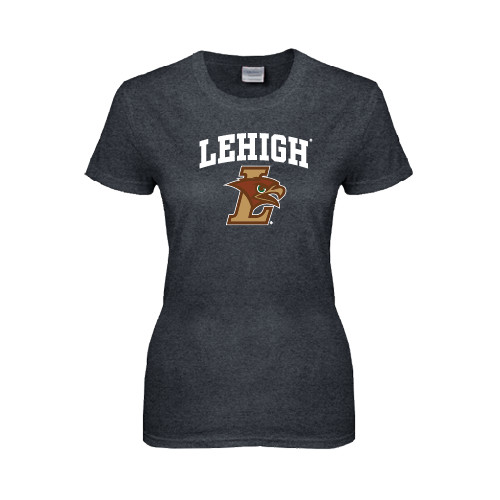  Womens Dark Heather Short Sleeve Tee - Official Logo