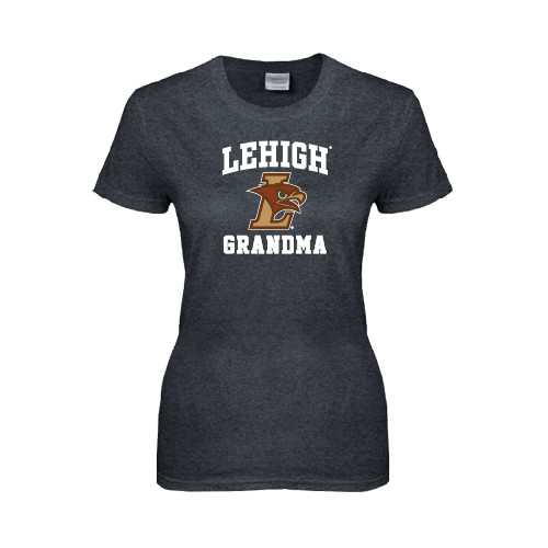  Womens Dark Heather Short Sleeve Tee - Grandma