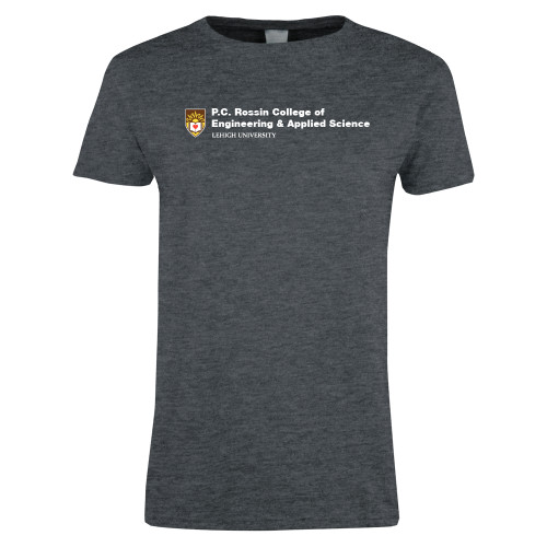  Womens Dark Heather Short Sleeve Tee - Lehigh University College of Engineering