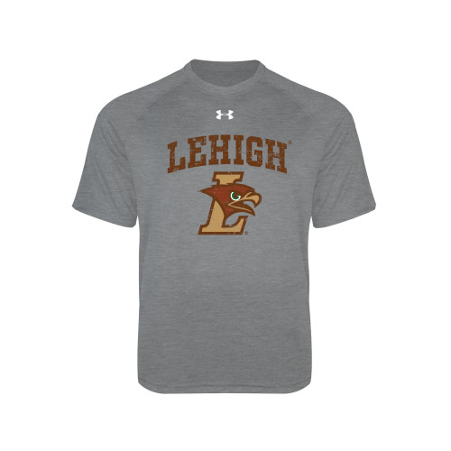  Under Armour Youth Grey Tech Tee - Official Logo Distressed