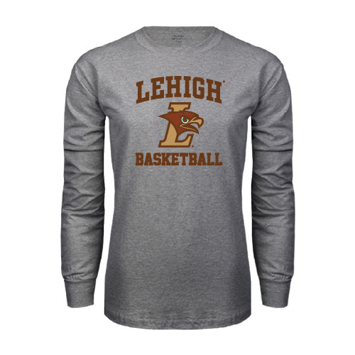  Grey Long Sleeve T Shirt - Basketball