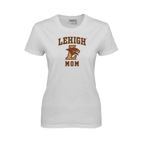  Womens White Short Sleeve Tee - Mom