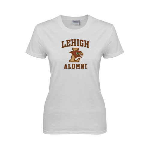  Womens White Short Sleeve Tee - Alumni