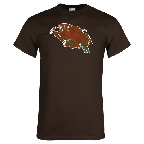  Brown T Shirt - Running Hawk