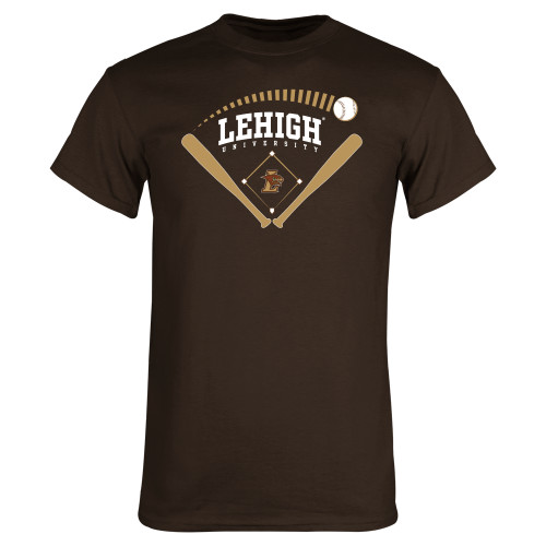  Brown T Shirt - Lehigh University Baseball Field