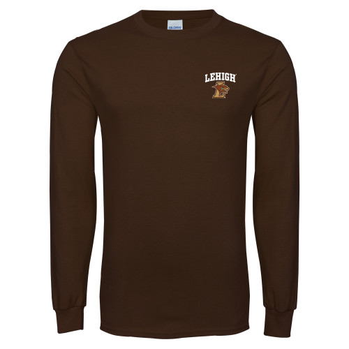 long sleeve brown t shirts