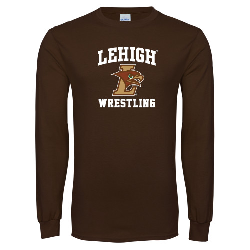  Brown Long Sleeve T Shirt - Wrestling