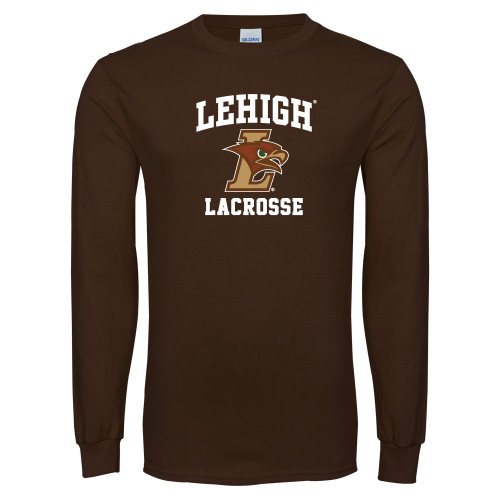  Brown Long Sleeve T Shirt - Lacrosse